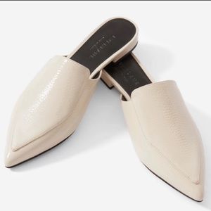 Everlane The Boss Mule Ivory Cream Womens Sz 10.5